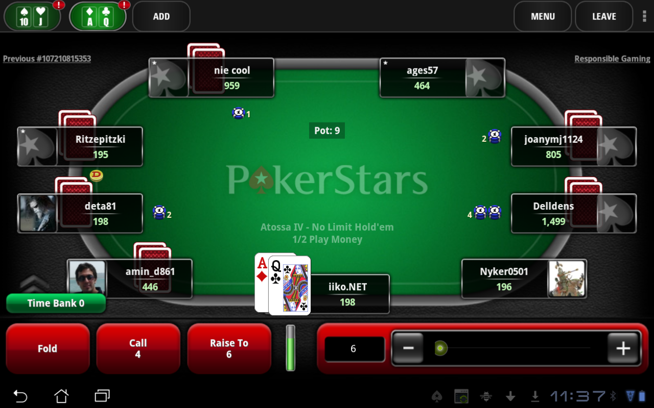 Conheça o PokerStars para mobile!